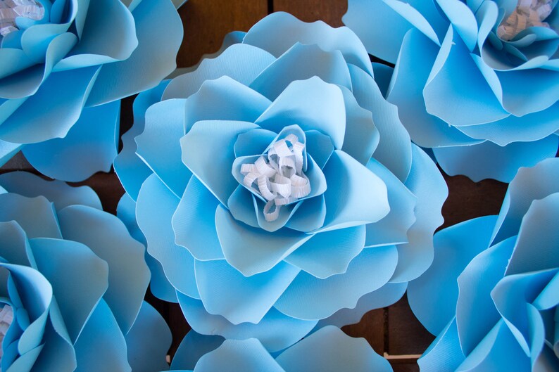 Paper Flower Backdrop Paper Flower Wall Decor Nursery Decor Etsy