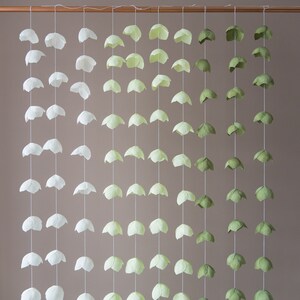 Ghirlanda di fiori verdi, sfondo floreale per ghirlande nuziali, decorazioni per baby shower, decorazioni per addio al nubilato