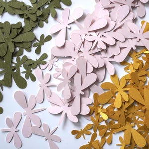 Coriandoli libellula, decorazioni da tavola per compleanni, COLORI PERSONALIZZATI, accessori per feste di baby shower, decorazioni per addio al nubilato, 100 pezzi