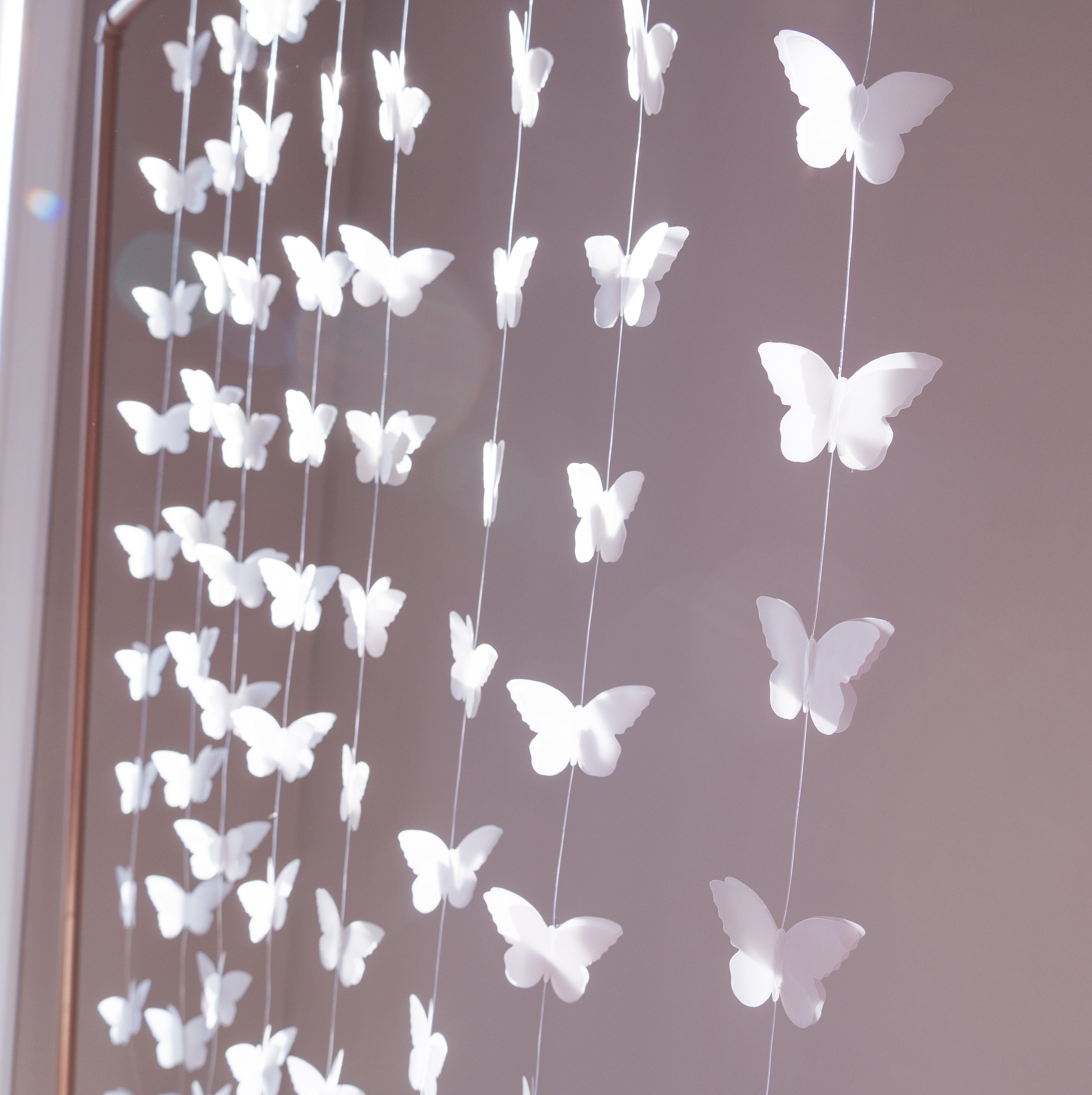 3d Paper Butterfly Garland Buntings For Wedding Party - Temu Germany
