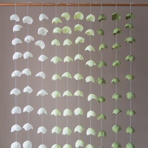 Ghirlanda di fiori verdi, ghirlanda floreale per matrimonio, decorazioni per baby shower, decorazioni per addio al nubilato