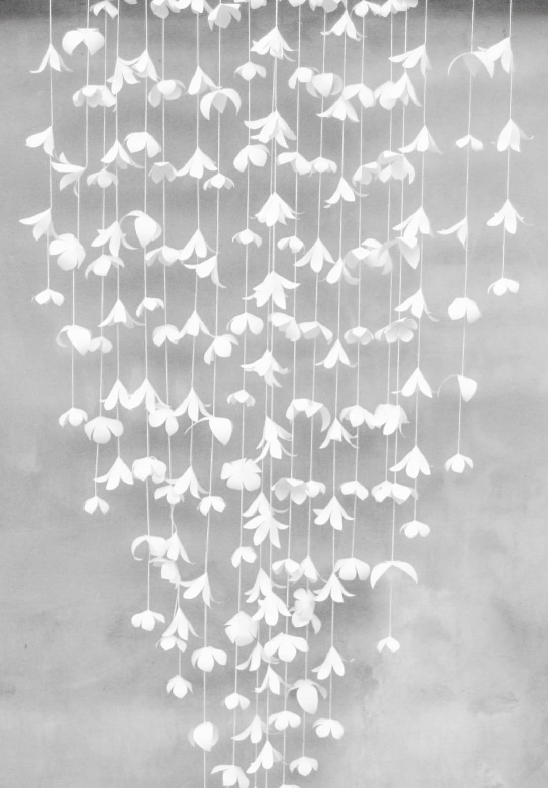 Paper Flower Garland Backdrop