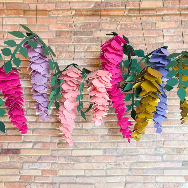 Hanging Paper Flower Etsy