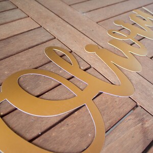 24 Gold Name Sign Personalized Name Sign Nursery Name - Etsy