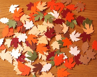 100 Stück Kürbis-Konfetti Aus Glitzerpapier – Für Herbst-Party, Babyshower, Tischdeko