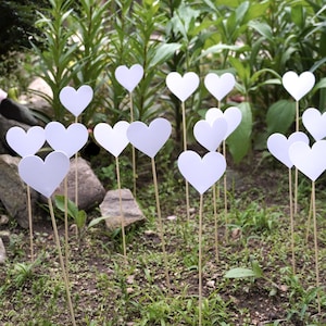 Decorazioni a forma di cuore bianco, decorazioni per navate nuziali, cuori per San Valentino, decorazioni per feste di fidanzamento, accessori per addio al nubilato, decorazioni a forma di cuore di carta