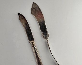 Unusual Twisted Handle Knife - Wm Rogers Keystone