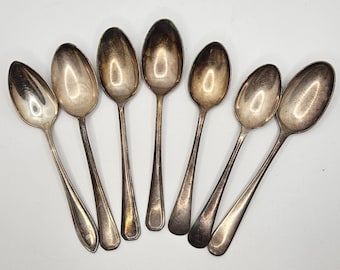 Collection of Antique Silver Plate Teaspoons