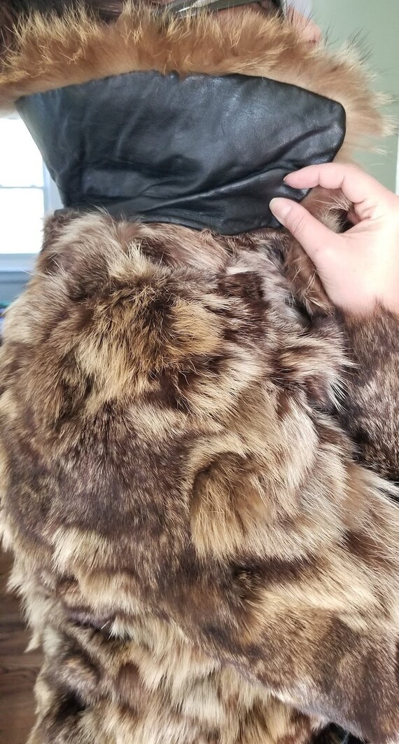 Vintage Raccoon Fur Coat Mid-Calf - image 4