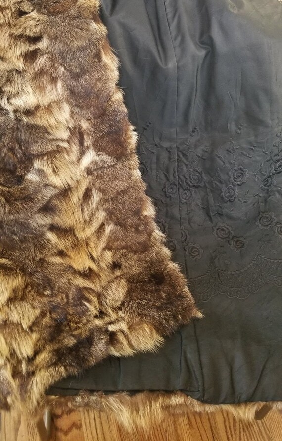 Vintage Raccoon Fur Coat Mid-Calf - image 6