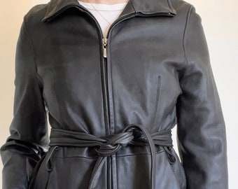 Vintage London Fog Leather Jacket M 90s Brown - Etsy
