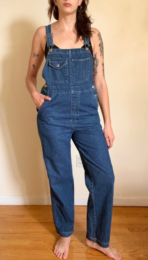 Vintage 90s blue Jean overalls