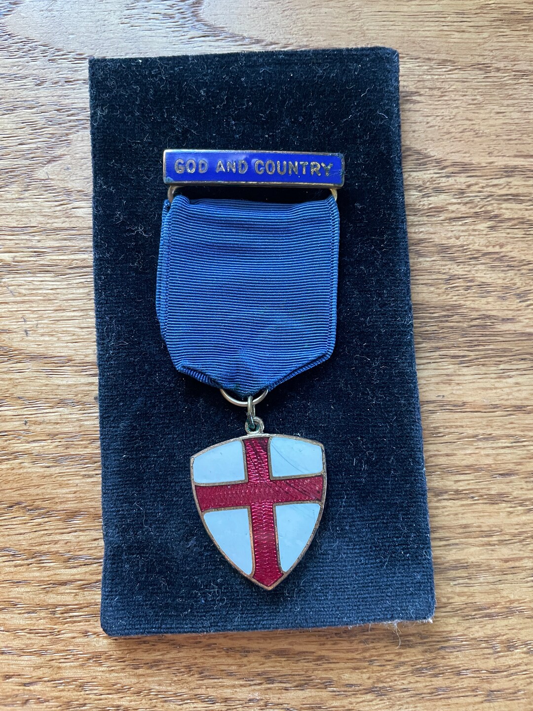 Vintage 1950s God and Country Boy Scout Award Protestant Etsy