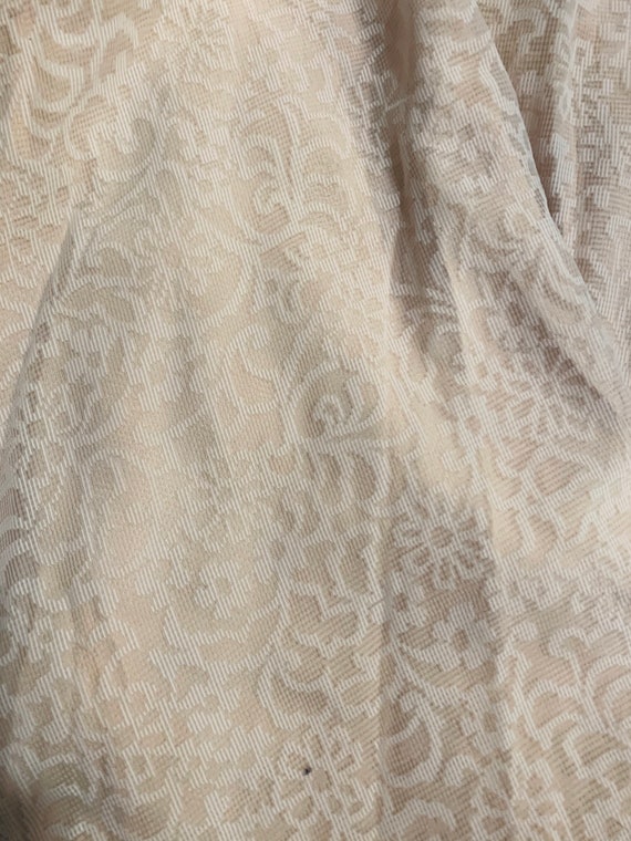 1950s Cocktail Dress Strapless Lace Ivory - image 2