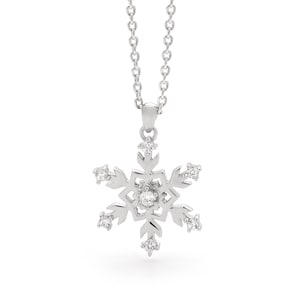 Snowflake Pendant - Necklace by SnowJewel Australia