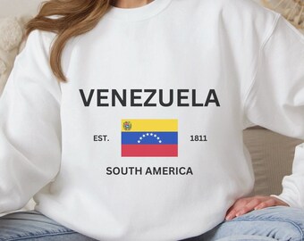 Venezuela Sweatshirt, Venezuelan Flag Sweatshirt, Venezuelan Sweatshirt, Venezuela, Chamo Chama, Venezuelan Flag T-Shirt, Venezuelan Gifts