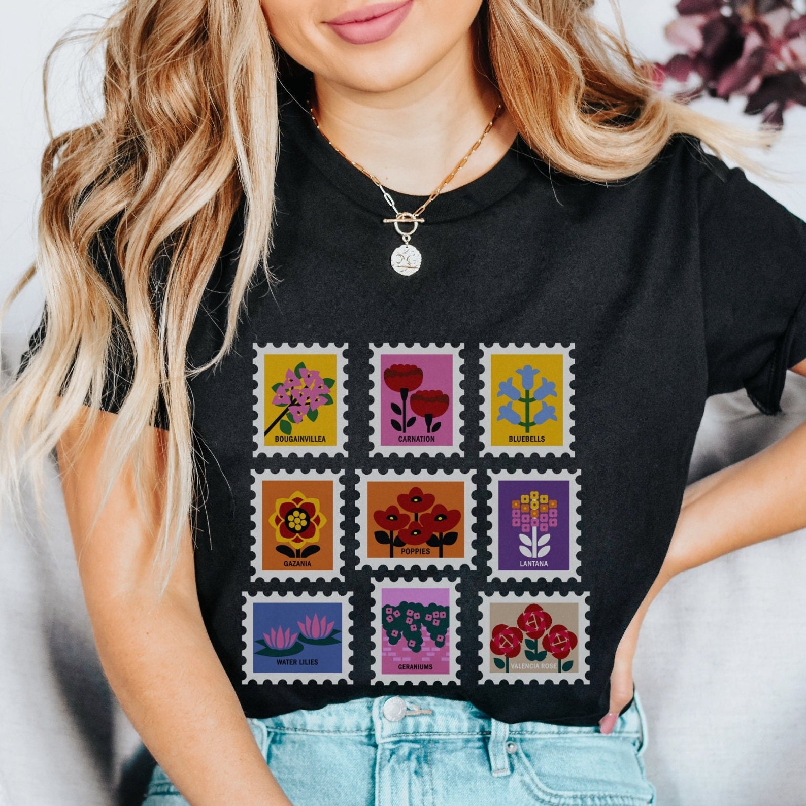 Stamp Print T-Shirt