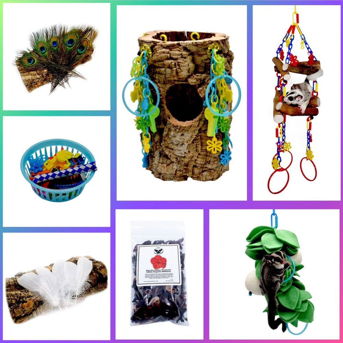 Xlarge Sugar Glider Enrichment Bundlesugar Glider Toy Sugar Etsy
