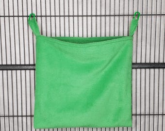 Bolsa de dormir de vellón para petauros del azúcar, con doble forro, para animales pequeños, tamaño colonia 11" x 10" (12 colores)