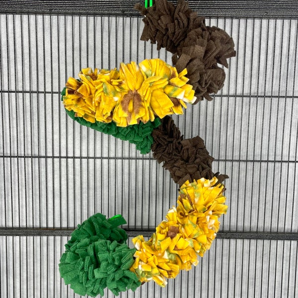 Grün, Gelb, Braun Texas Twisty Sugar Glider Spielzeug Zuckerbär Spielzeug, Tasche Haustierspielzeug, Vogelspielzeug, kleines Tierspielzeug, exotisches Tierspielzeug