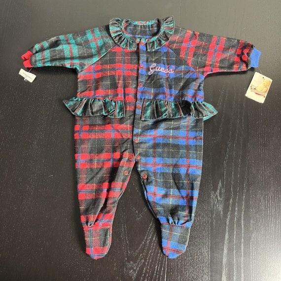 Vintage 90s Baby Guess Sleepwear Girls Size 6M One piece Etsy