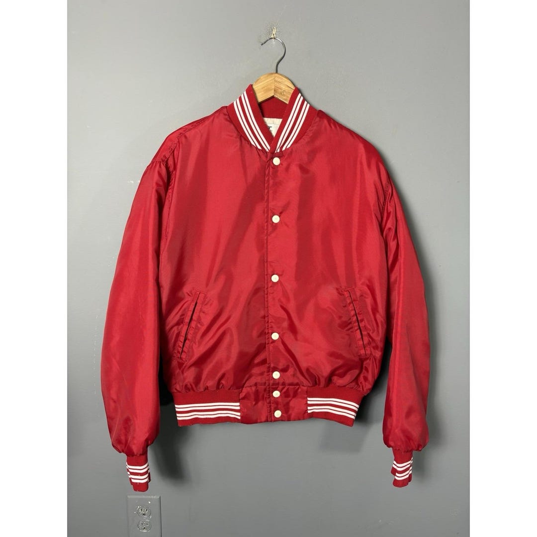vintage 80s usa製 WEST WIND スタジャン XL Vintage 1980's Tan West Wind Windbreaker - Etsy