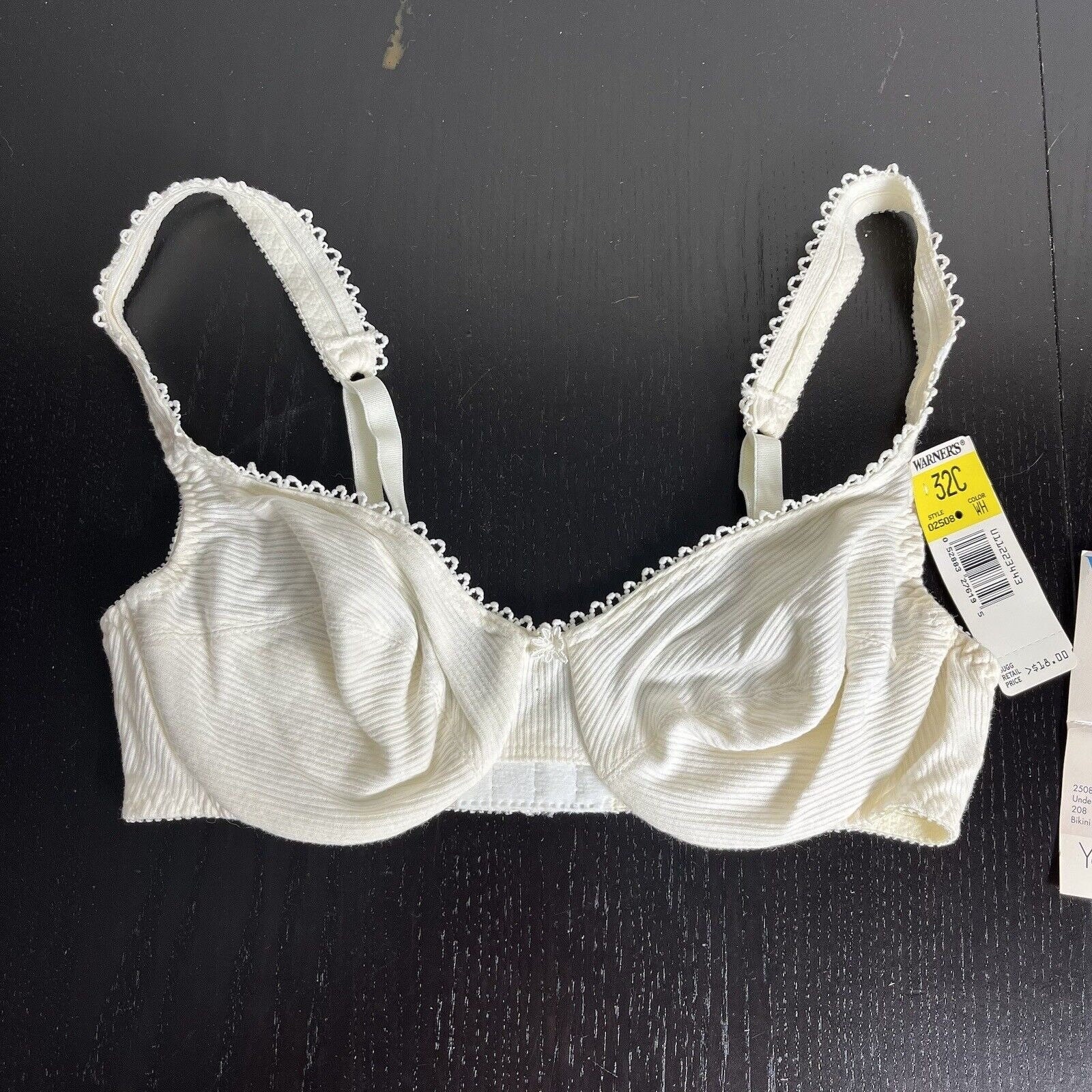 Warner's Firm Support Wire Free Cotton Blend Bra 1544