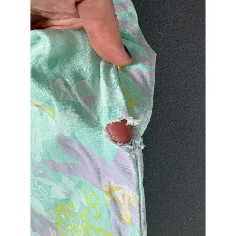 Vintage 1960s Lilly Pulitzer The Minnie Girls 5? Floral Shift Dress FLAWED, READ image 4