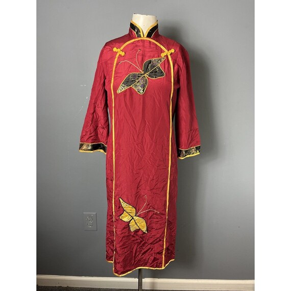 Cheongsam dress 70s dark - Gem