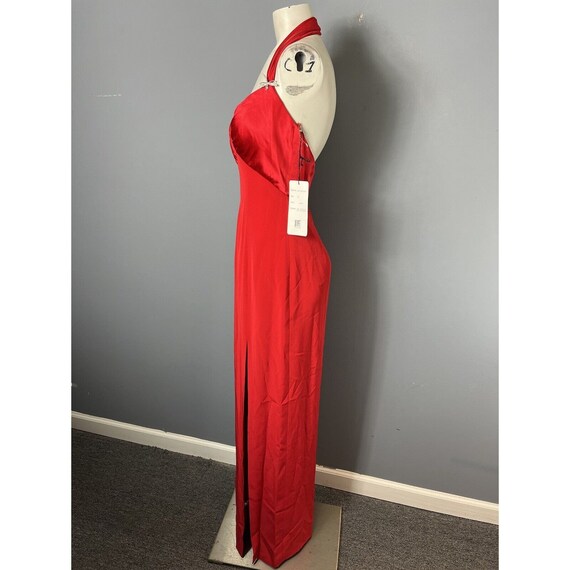 Vintage 90s Y2K Niteline Womens Size 6 Red Halter… - image 6