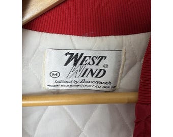 vintage 80s usa製 WEST WIND スタジャン XL Vintage 1980's Tan West Wind Windbreaker - Etsy