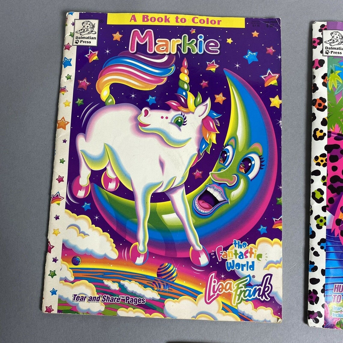 Lot of 3 Vintage Lisa Frank Coloring Books // Markie the | Etsy