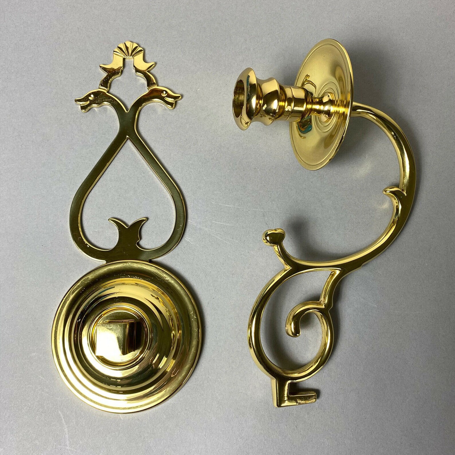 Vintage Baldwin Brass Swing Arm Wall Sconce Candle Holder Etsy