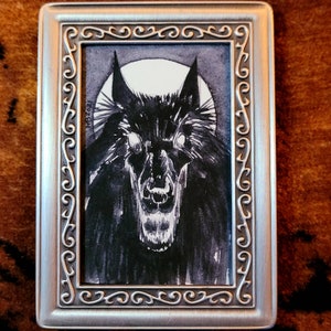 Framed Original - Black Dog - 2021