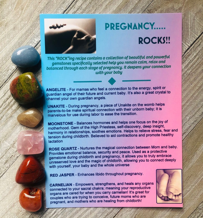 CRYSTALS for PREGNANCY Etsy