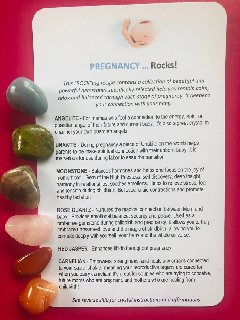 CRYSTALS for PREGNANCY Etsy