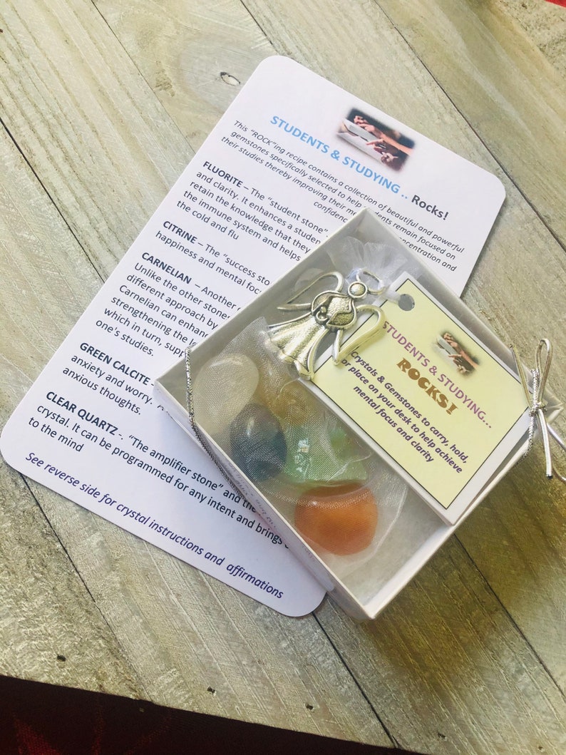 CRYSTALS for STUDENTS & STUDYING | Etsy