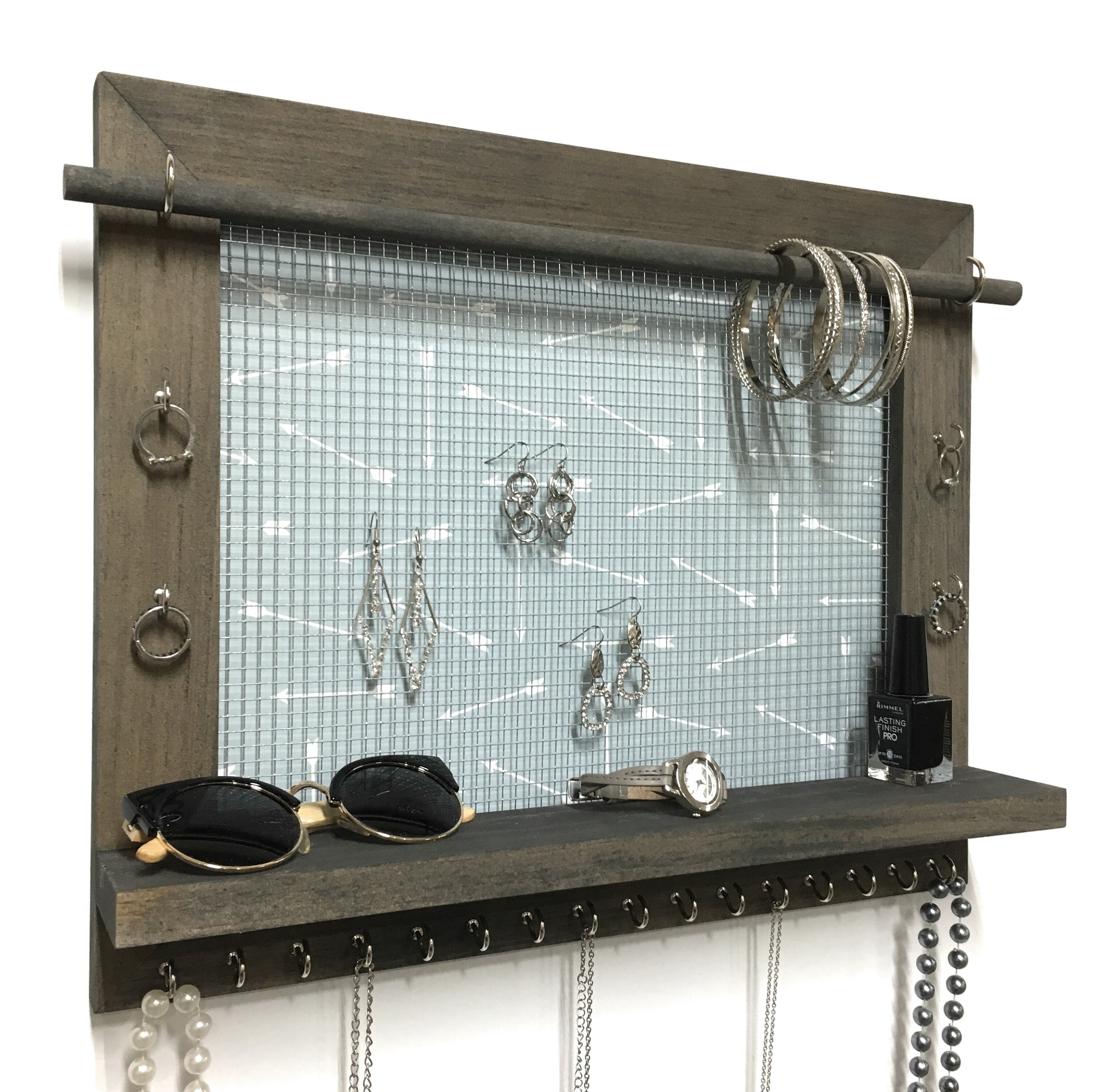 Wall Mounted Jewelry Organizer Necklace Holder Unique Gifts For Girlfriends