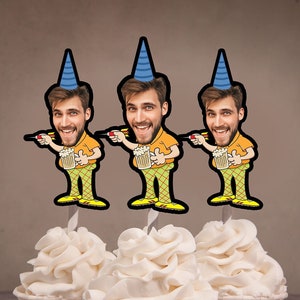 Lustige Geburtstags-Cupcake-Dekorationen, 30er, 40er, 50er, 60er Jahre, runder Geburtstag