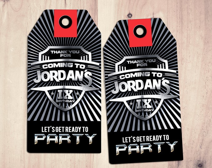 Basketball Birthday Party Favor Tag. I Hope You Had A Ball. Football party, basketball party, wrestling party, sports party, All-Star