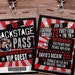 Adriana Timpani reviewed VIP PASS, backstage pass, concert ticket, birthday invitation, 40th, 30th, 21st, 50th, party favor, lanyard, rock star