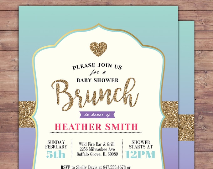 Spade party, invitation,  bridal shower invitation, brunch, invite, sweet 16, birthday invitation, wedding, baby shower, couples shower