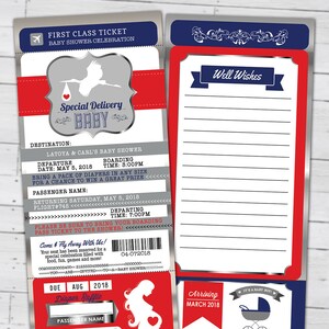 PASSPORT und TICKET-Baby-Dusche-Einladung, Coed-Baby-Dusche-Einladung-Reise-Baby-Dusche-Einladung, Baby-Dusche,nur digitale Dateien