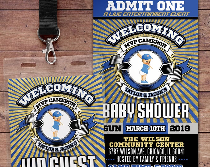 Baseballs Or Bows Invitation, Gender Reveal Invitation, Gender Reveal Invite, Baseball Or Bows, Baseballs Or Bows, Baseball baby shower