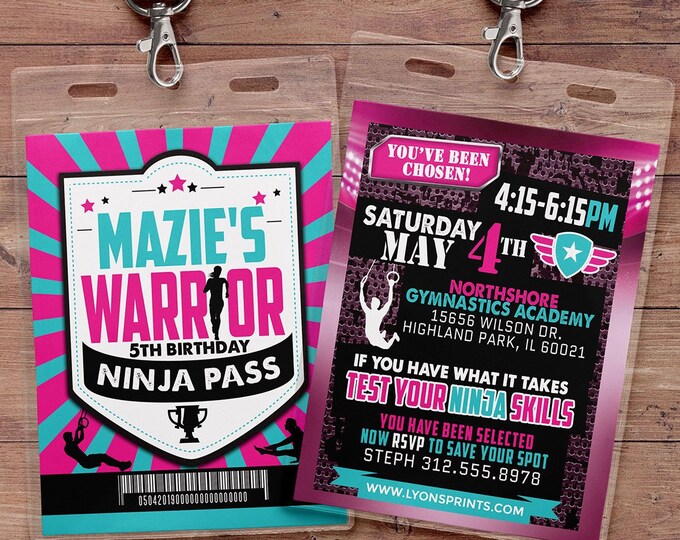 Army Invitation, warrior invitation, Ninja invite, paintball invitation, Army  Invitation, gymnastics Party, Boot Camp, Obstacle course