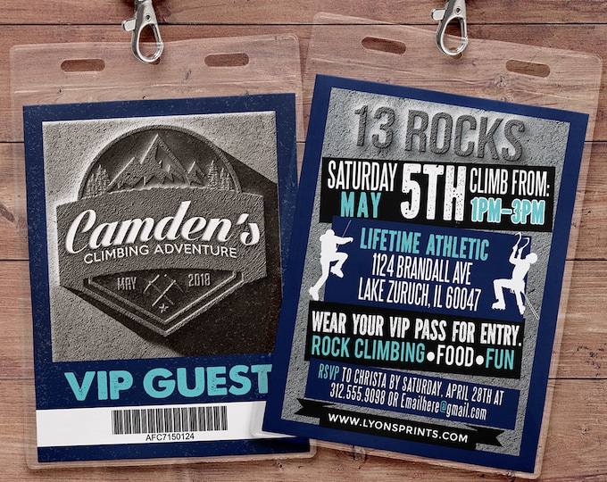 Any age, Rock Climbing Invitations, Indoor Climbing, Rock Climbing Birthday, Adventure party, camping, rock climb, Digital files