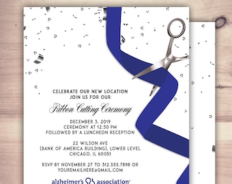 Grand Opening Invitation, Open House, Ribbon Cutting, Grand Opening, Grand Opening Party, Grand Opening celebration, Printable file