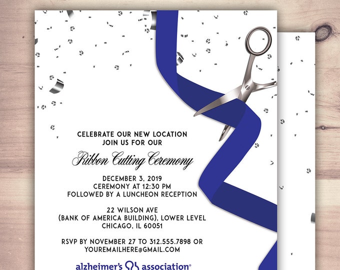 Grand Opening Invitation, Open House, Ribbon Cutting, Grand Opening, Grand Opening Party, Grand Opening celebration, Printable file