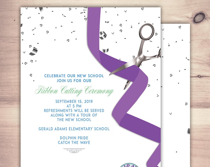 Grand Opening Invitation, Open House, Ribbon Cutting, Grand Opening, Grand Opening Party, Grand Opening celebration, Printable file