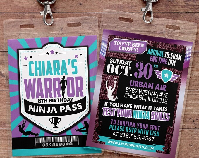 Army Invitation, warrior invitation, Ninja invite, paintball invitation, Army  Invitation, gymnastics Party, Boot Camp, Obstacle course